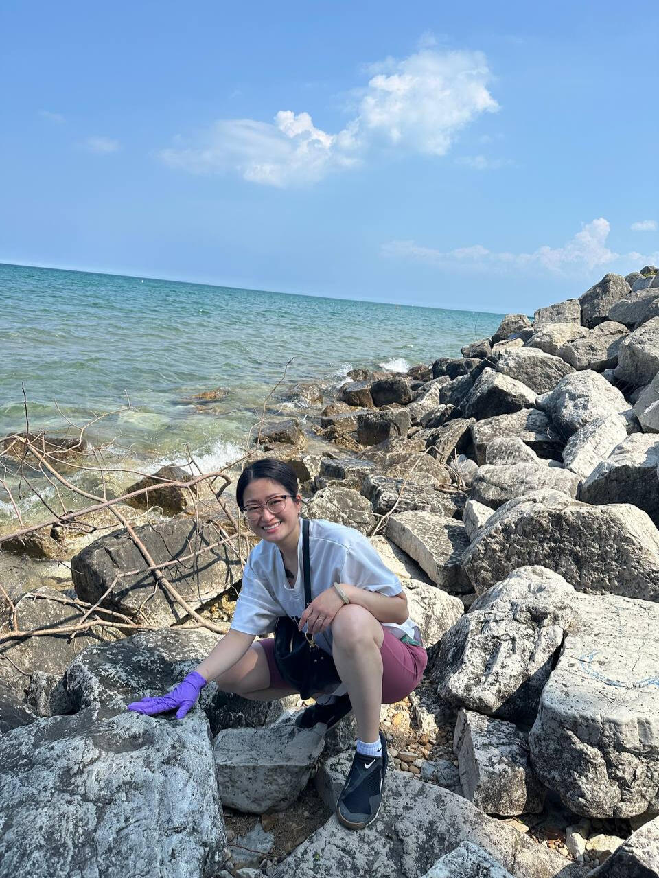 Lake Michigan Hunting for fossils on the shores of Lake Michigan!